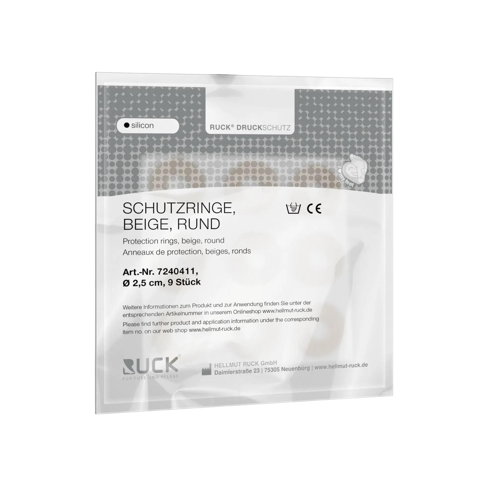 Padding - Anneaux de protection en silicone - Ø 2,5 cm - Ruck - My Médical