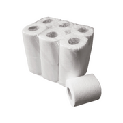 Papier Toilette Gaufré 2 Plis Blanc - 180 feuilles - 12 rouleaux
