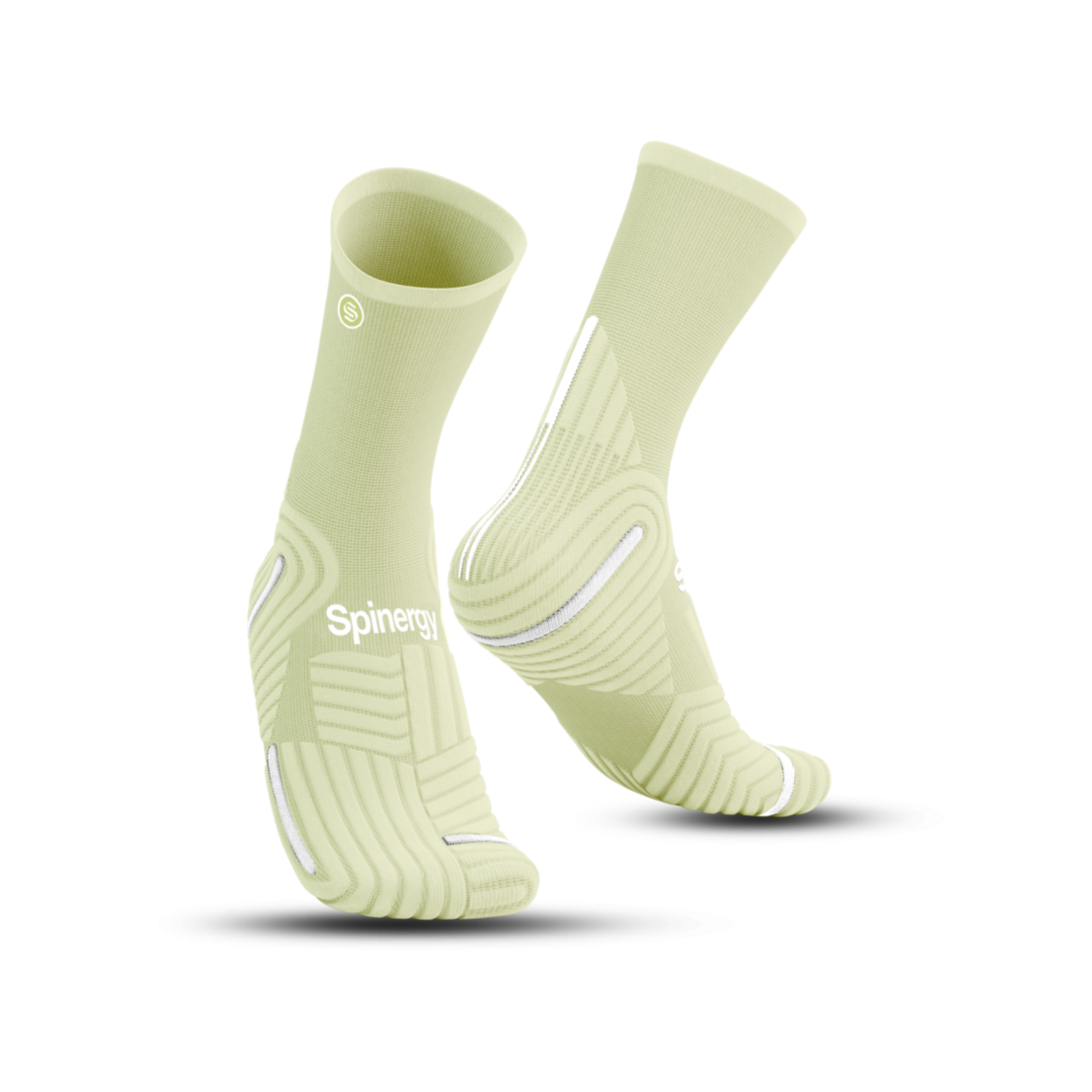 Chaussettes de travail à technologie supérieure - Jaune - Spinergy - My Médical