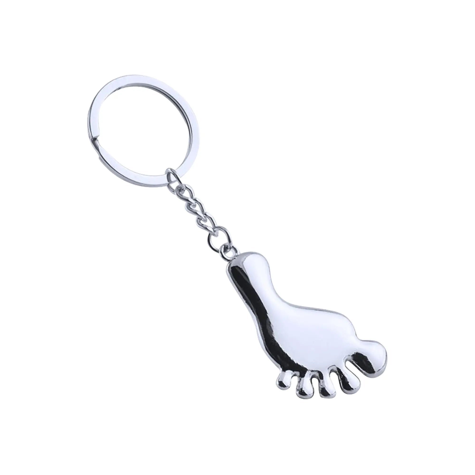 Porte-Clés en alliage - Forme de Pied - My Podologie