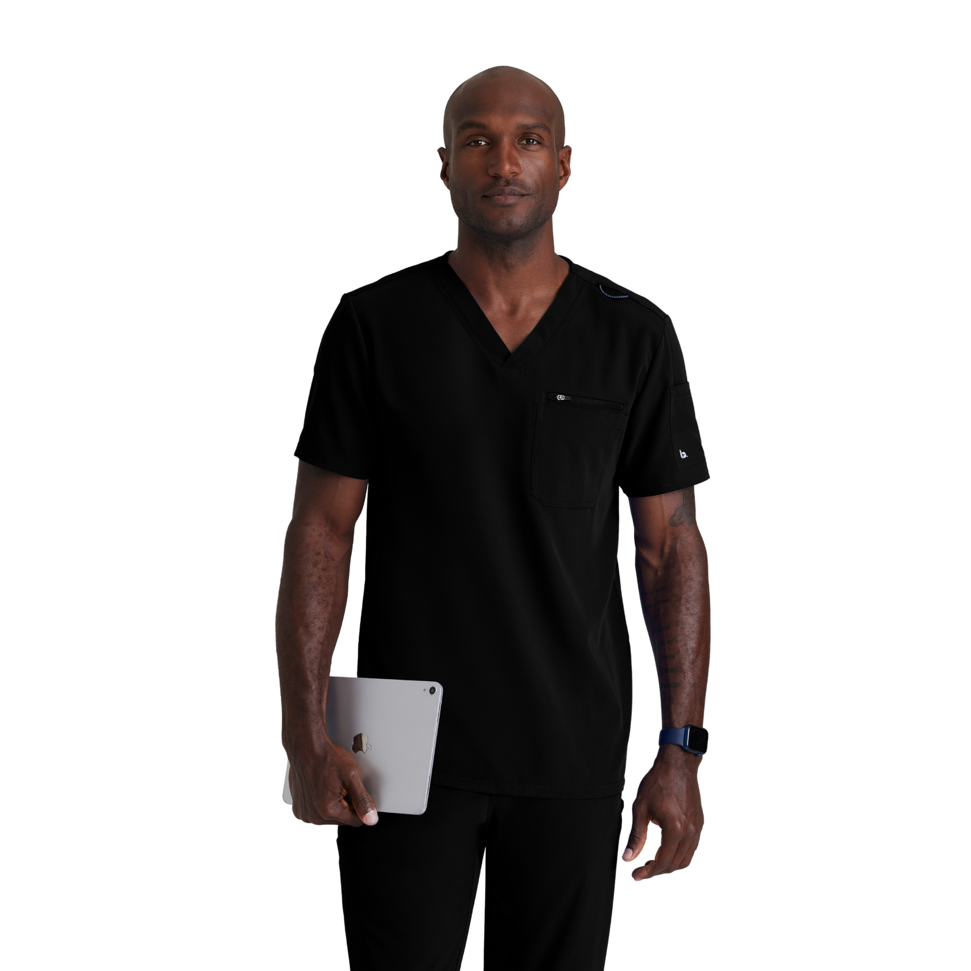 Rally Top - Haut médical slim et élégant - Col V - Homme - Barco Unify BARCO UNIFY