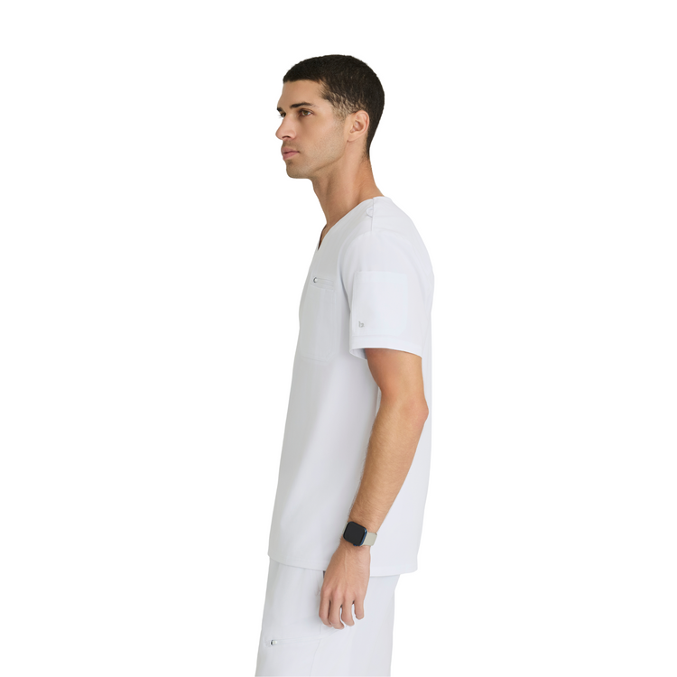 Rally Top - Haut médical slim et élégant - Col V - Homme - Barco Unify BARCO UNIFY