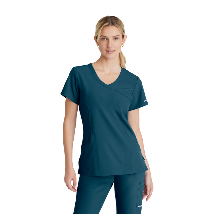 Reliance Top - Haut médical avec col croisé - Femme - Skechers SKECHERS