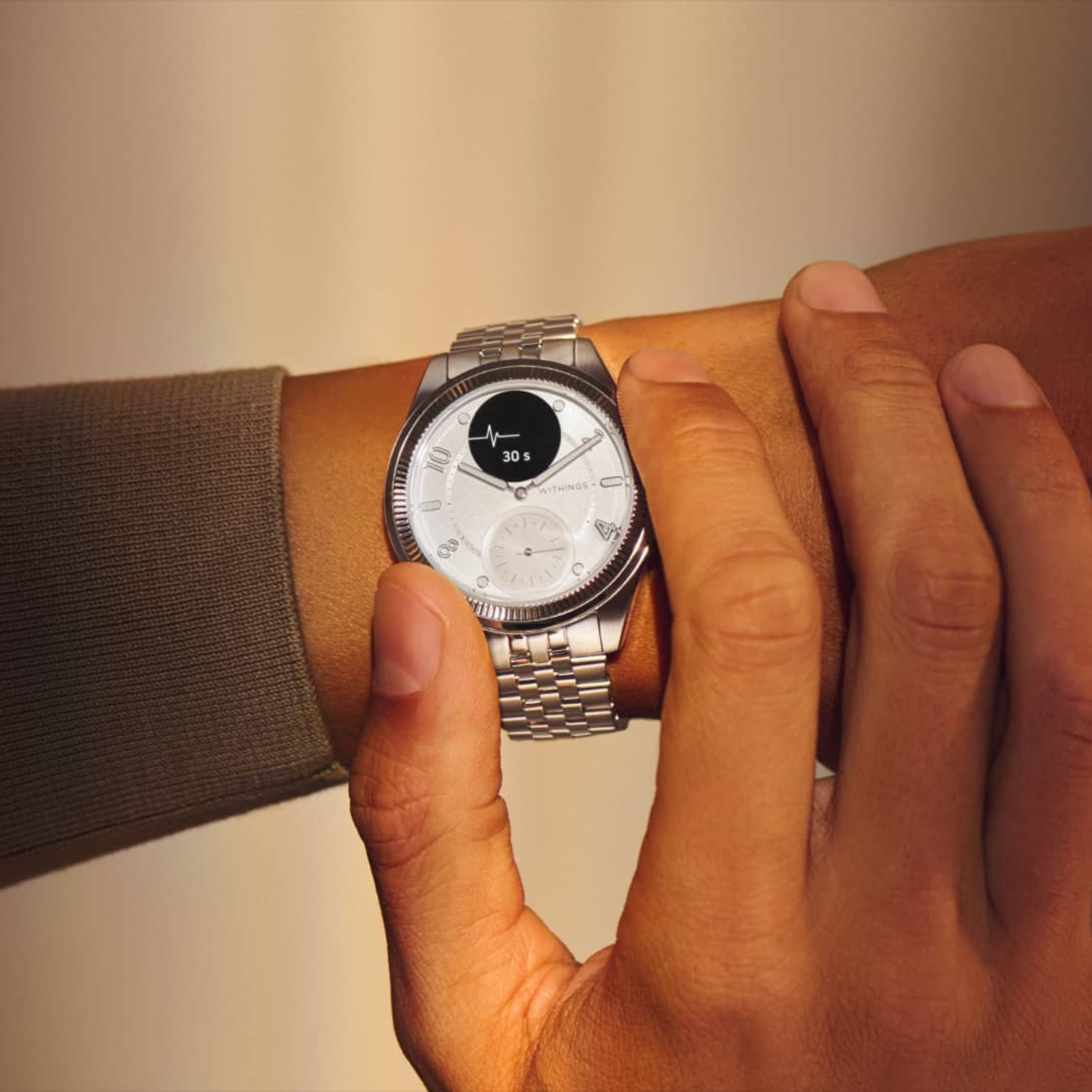 ScanWatch 2 Nova Brillant - Montre Hybride Connectée - 39 mm - 2 coloris - Withings - My Médical