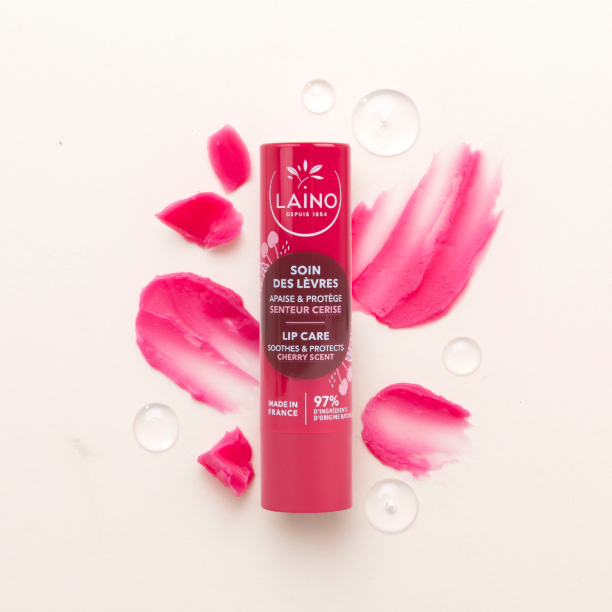 Soin des lèvres - Senteur Cerise - Laino