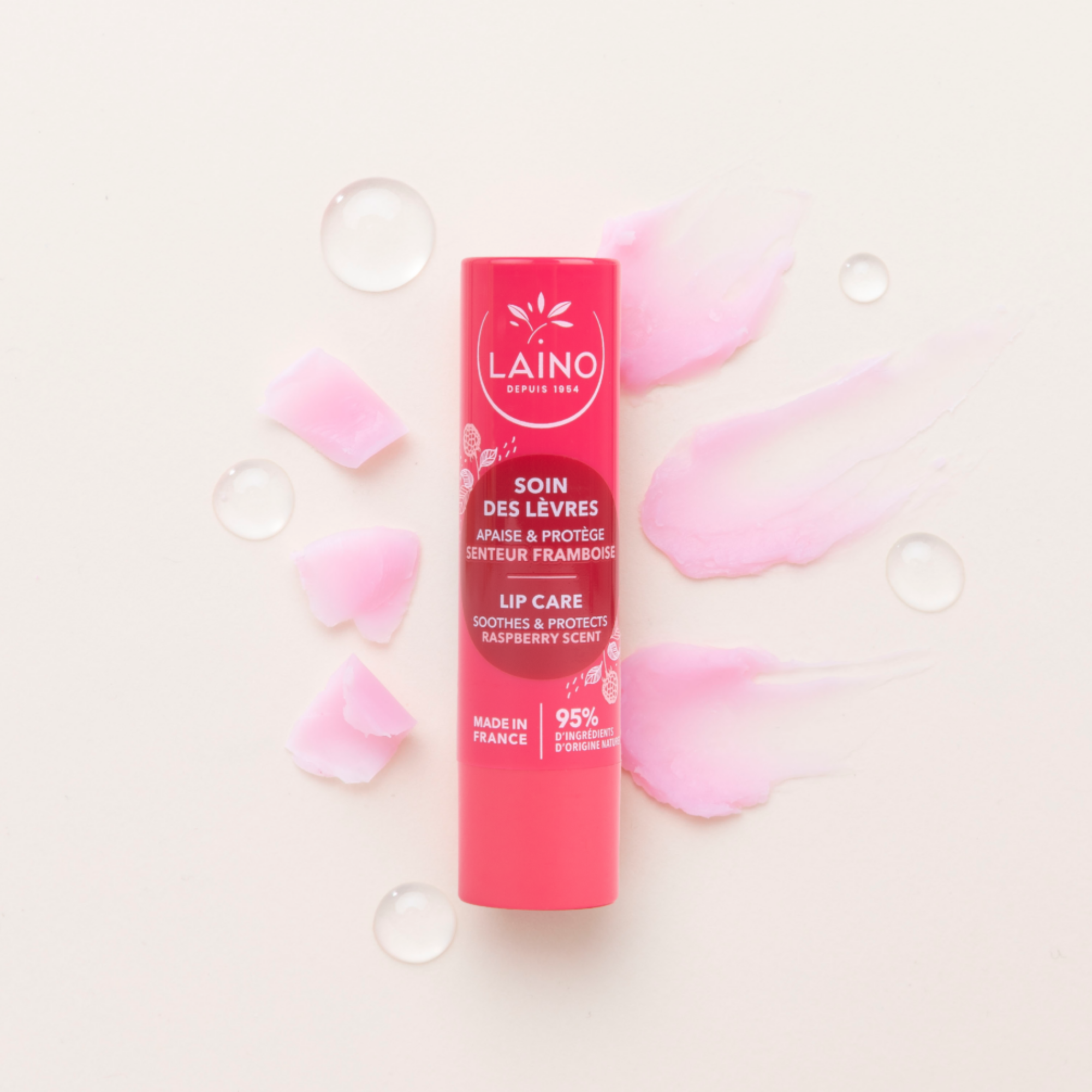 Soin des lèvres - Senteur Framboise - Laino