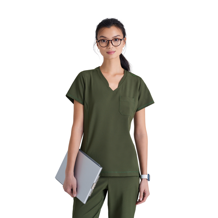 Sway Tuck-In Top - Tunique médical moderne - Femme - Grey’s Anatomy Evolve GREYS ANATOMY EVOLVE