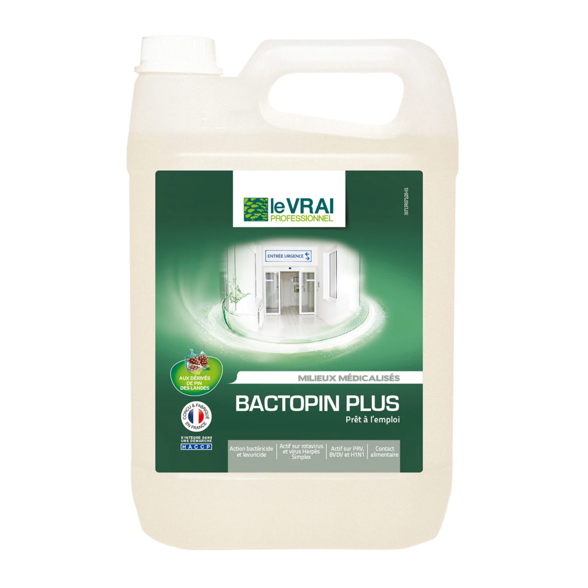 Bactopin Plus Disinfectant (2 packs) - THE REAL PROFESSIONAL