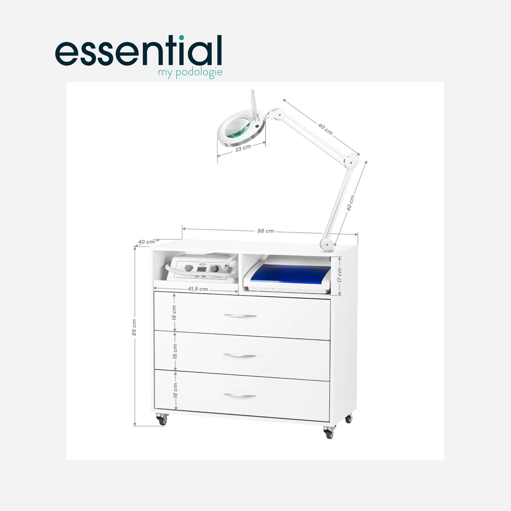 Unité de Podologie complet - Y-200Max Set - Essential by My Podologie - My Médical