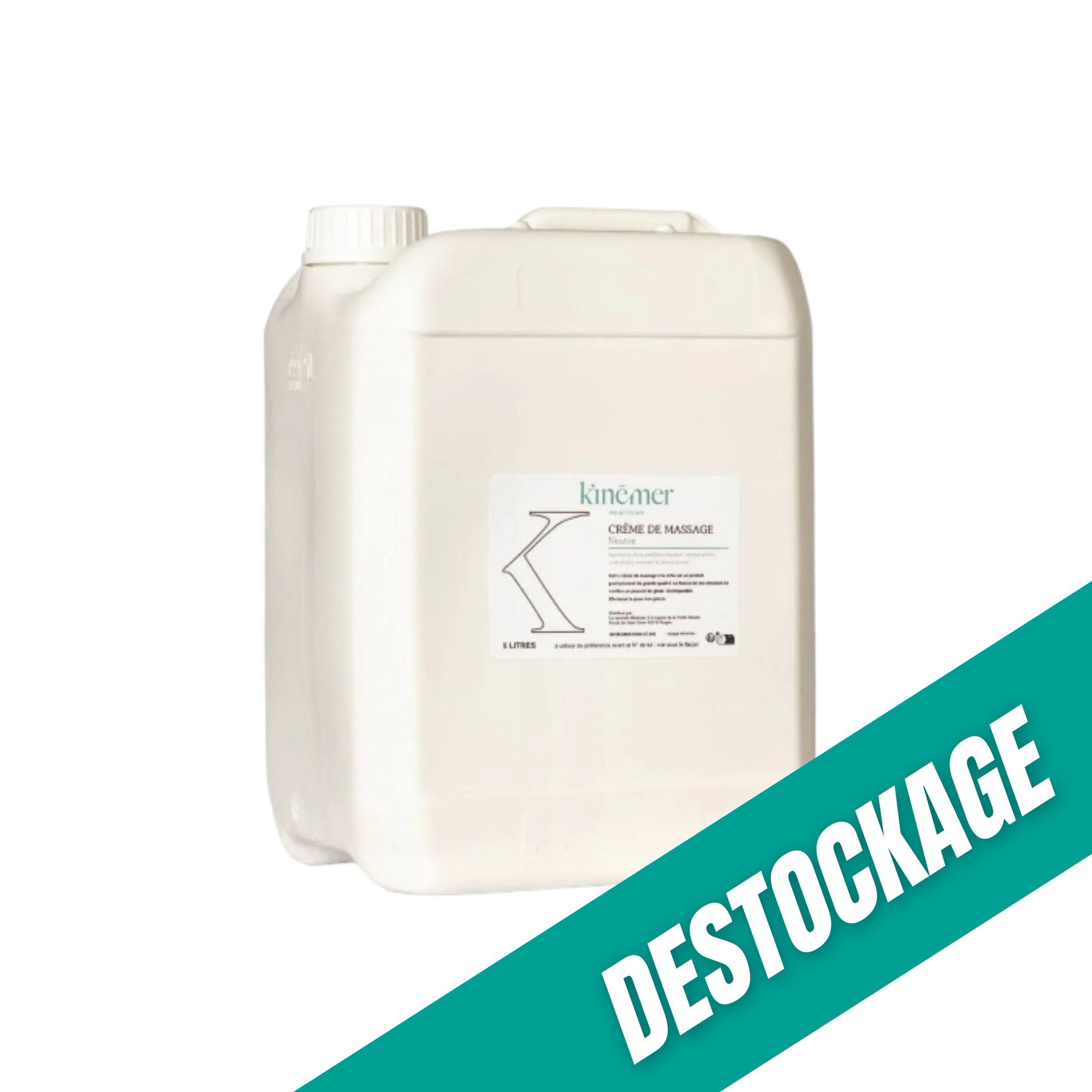 Crème Massage Neutre Kine Mass - 5 Litres - Kinémer - Biotecmer // Date Courte - My Médical