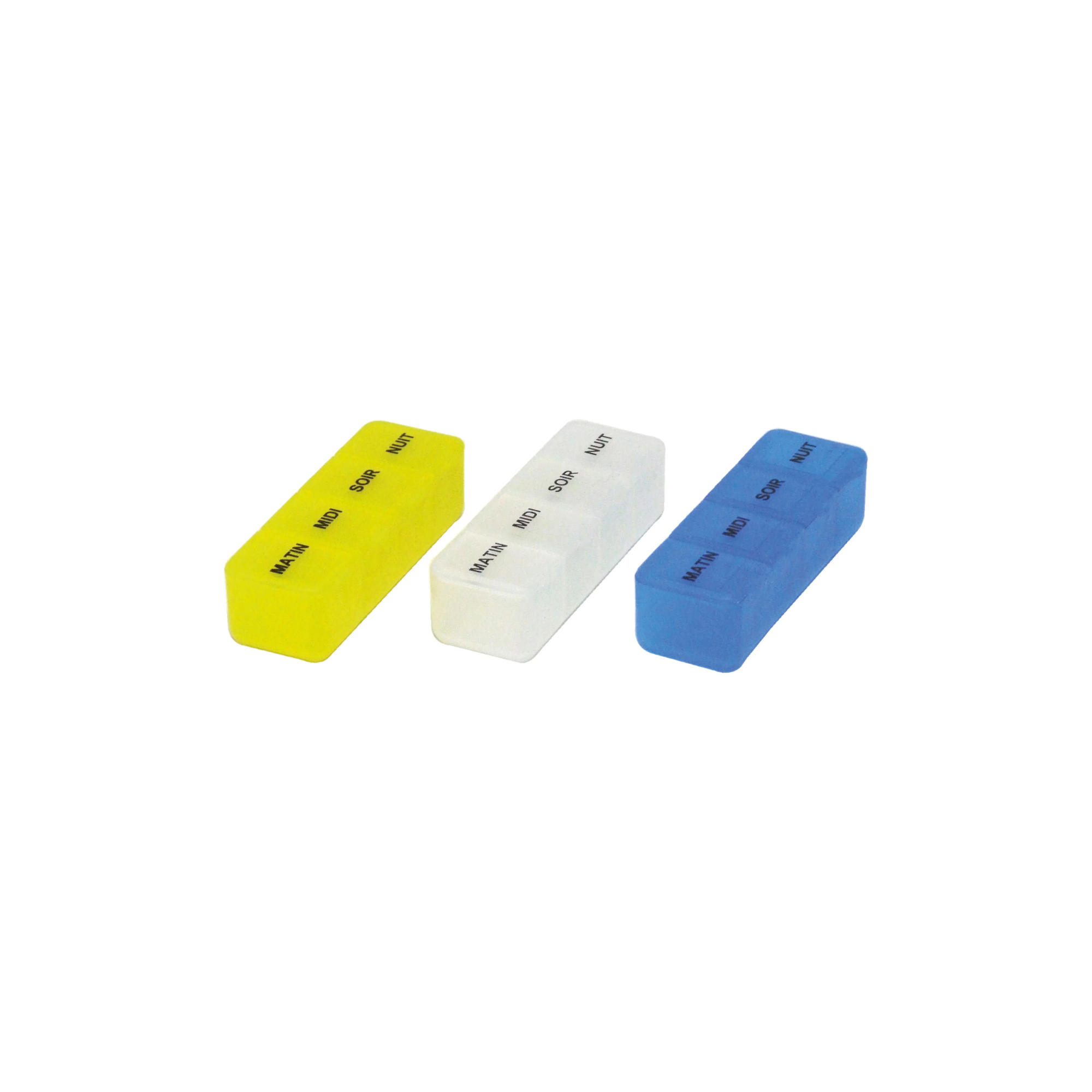 Pilulier Journalier et Hebdomadaire Dolcimo Pocket - Praticima