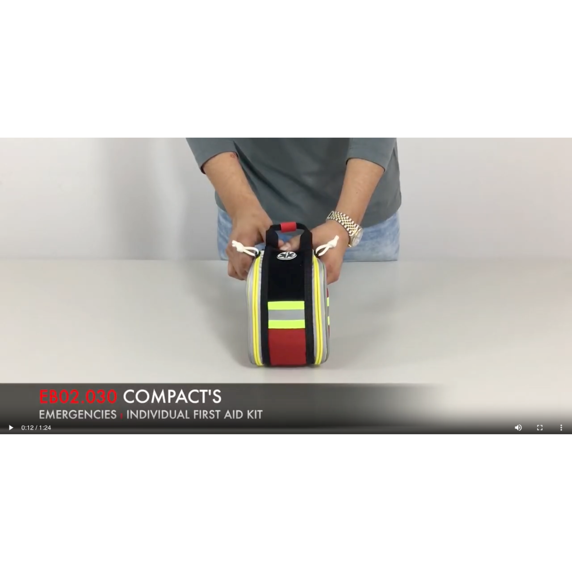 Load video: Sacoche Urgence Emergency - COMPACT - 2 coloris - Elite Bags