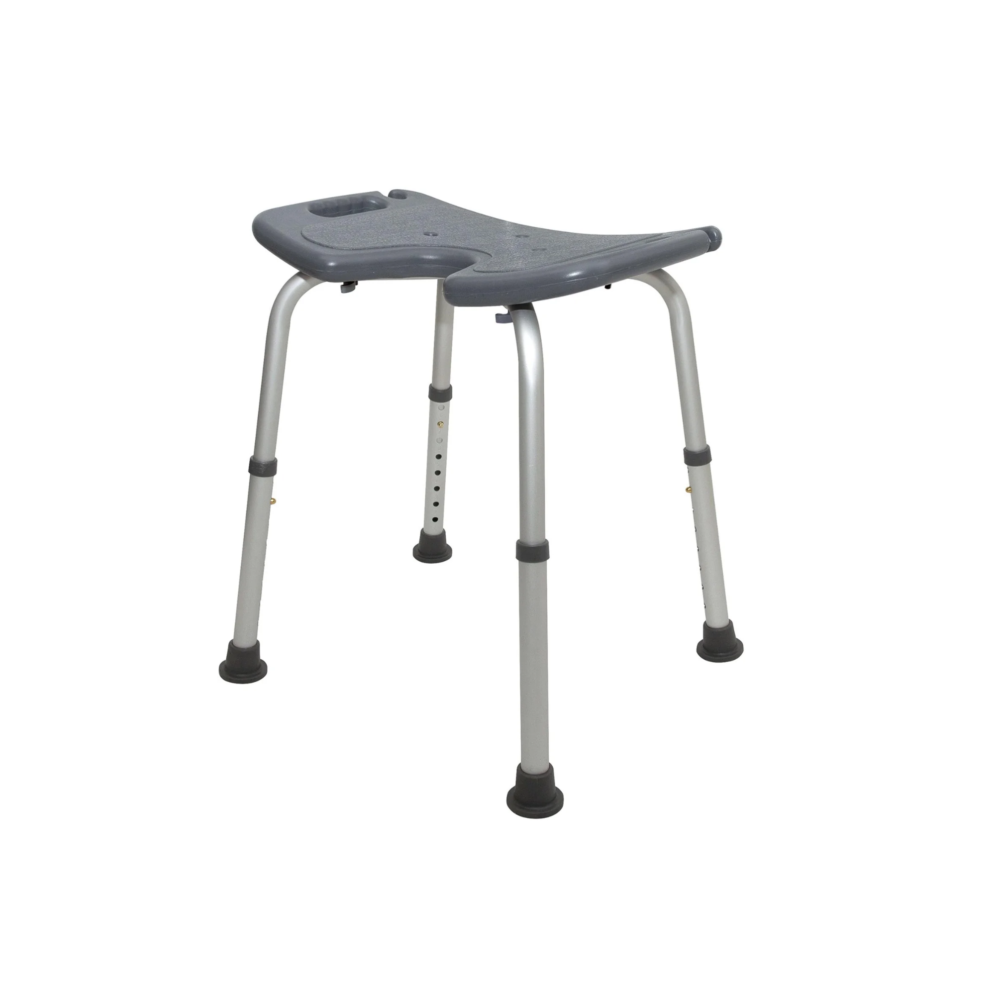 Siège de douche à ouverture hygiénique - gris - Joleti